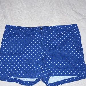 Merona blue polka dot shorts